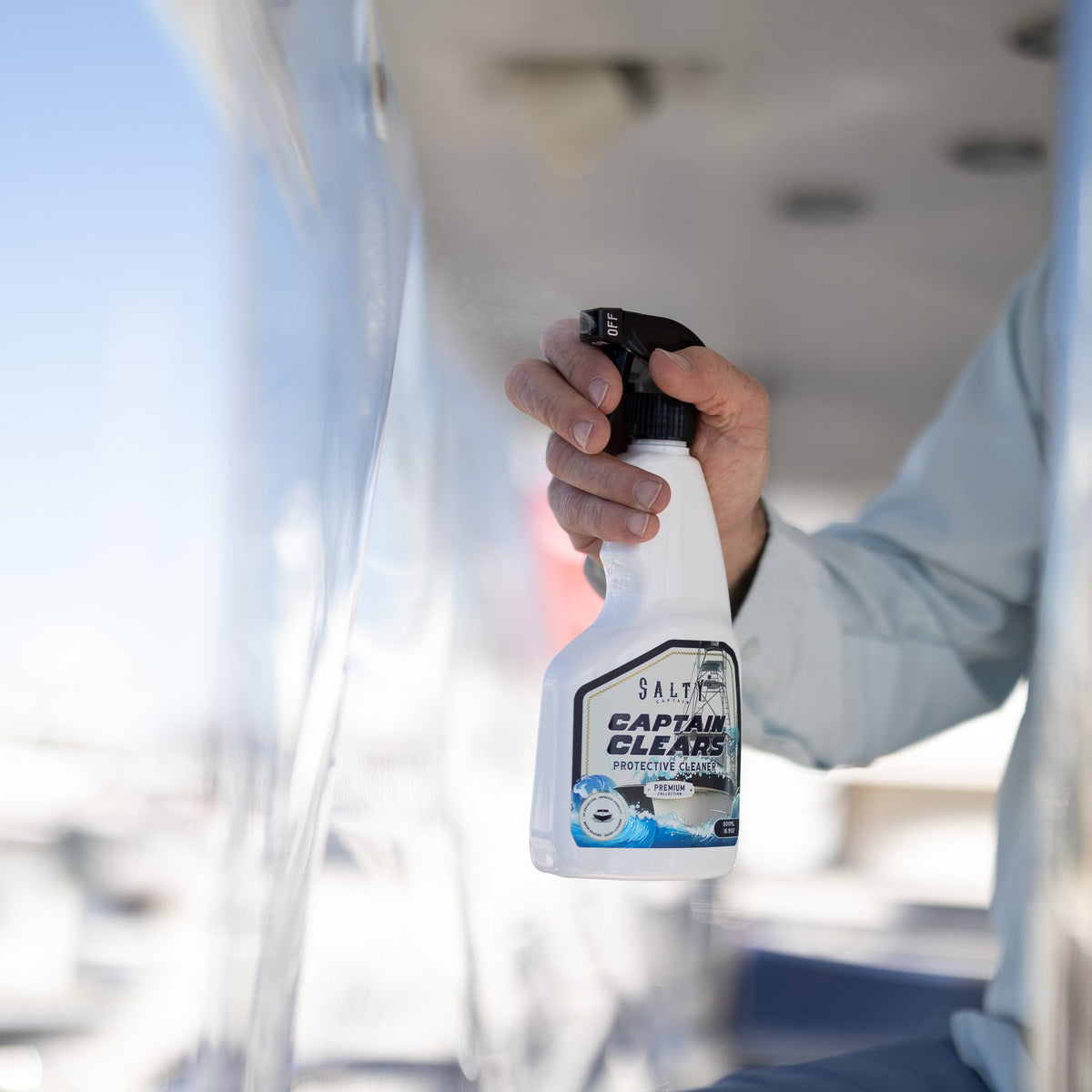 Captain Clears Protective Cleaner