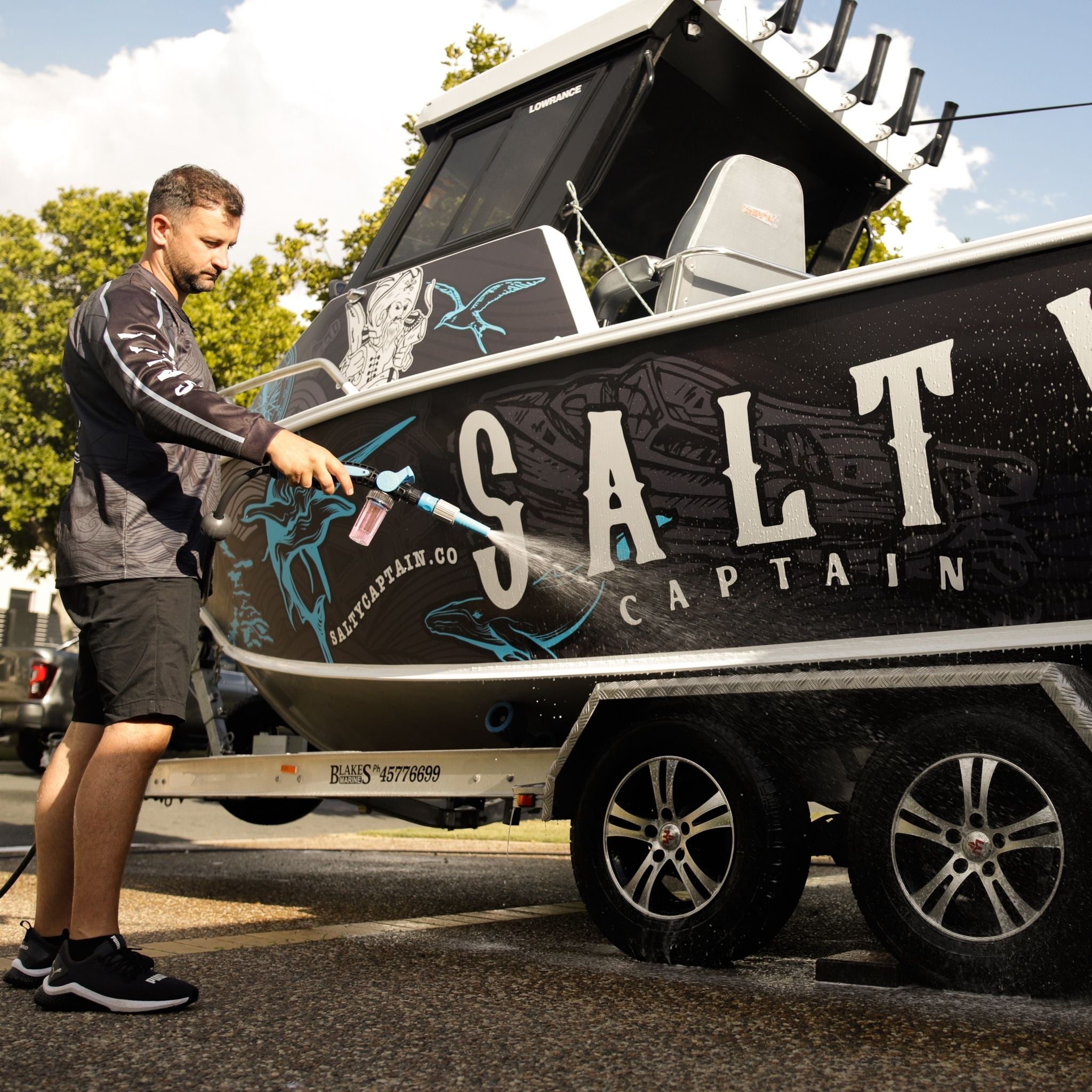 Salt Wash & Engine Flush Detergent + FREE FOAM GUN