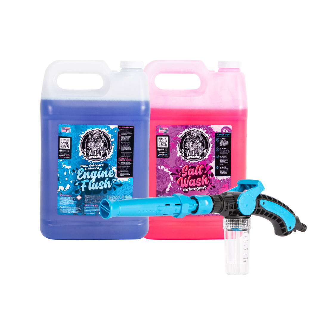 Salt Wash & Engine Flush Detergent + FREE FOAM GUN