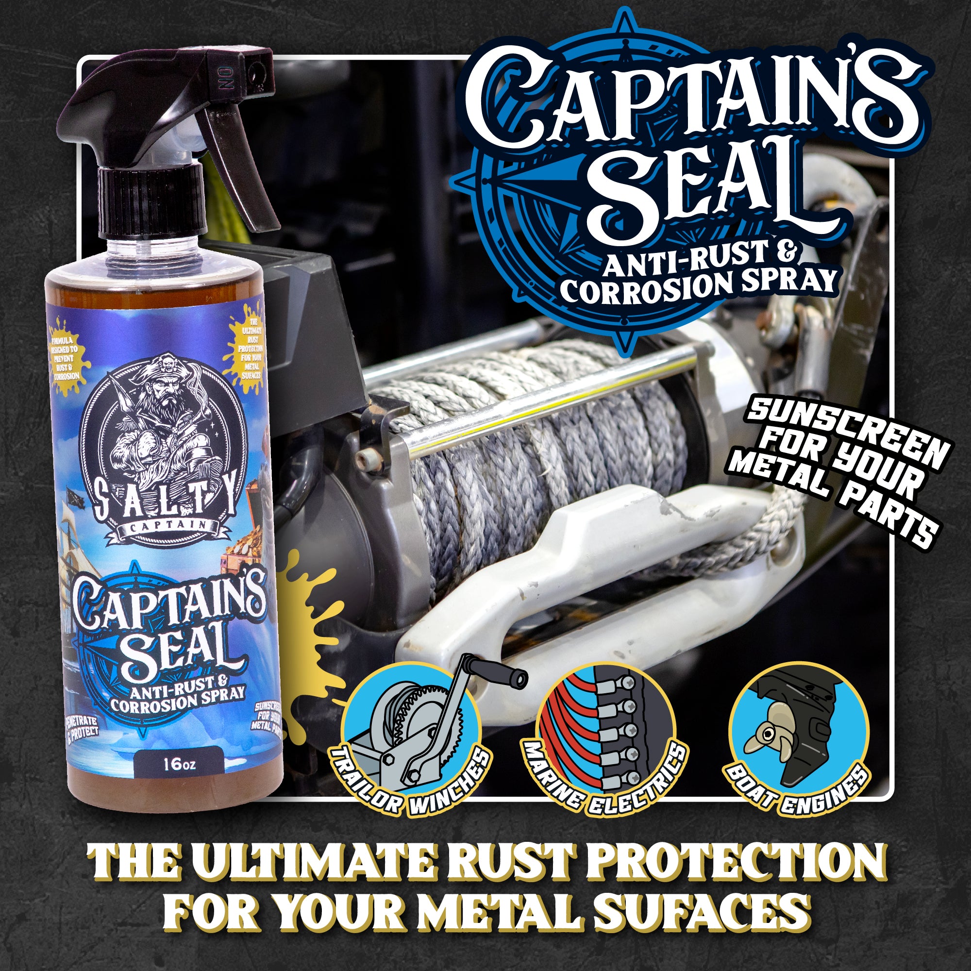 Captain's Seal - Anti Corrosion Spray 16oz