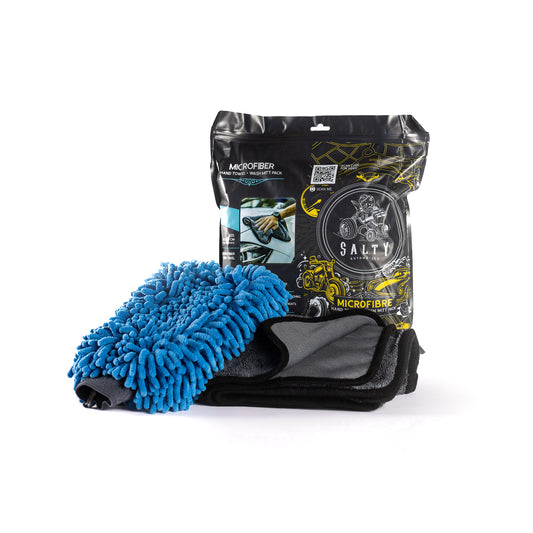 Microfibre Hand Mitt & Towel Pack