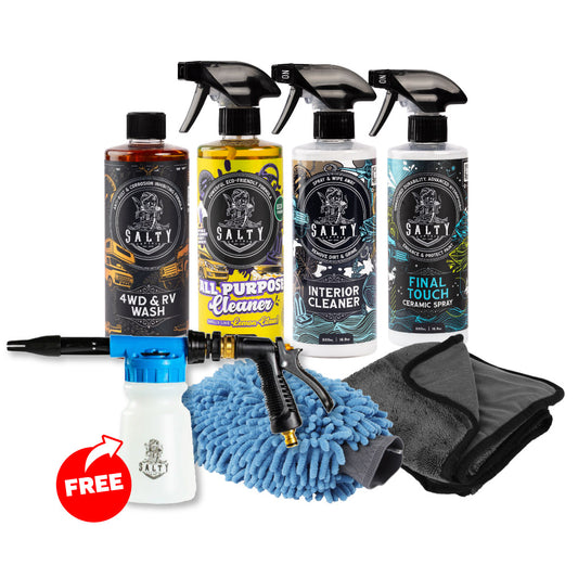 Complete Car Care Kit with Free Foam Blaster
