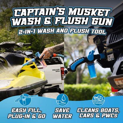 Captain's Musket (2-in-1 Foam & Flush Gun)