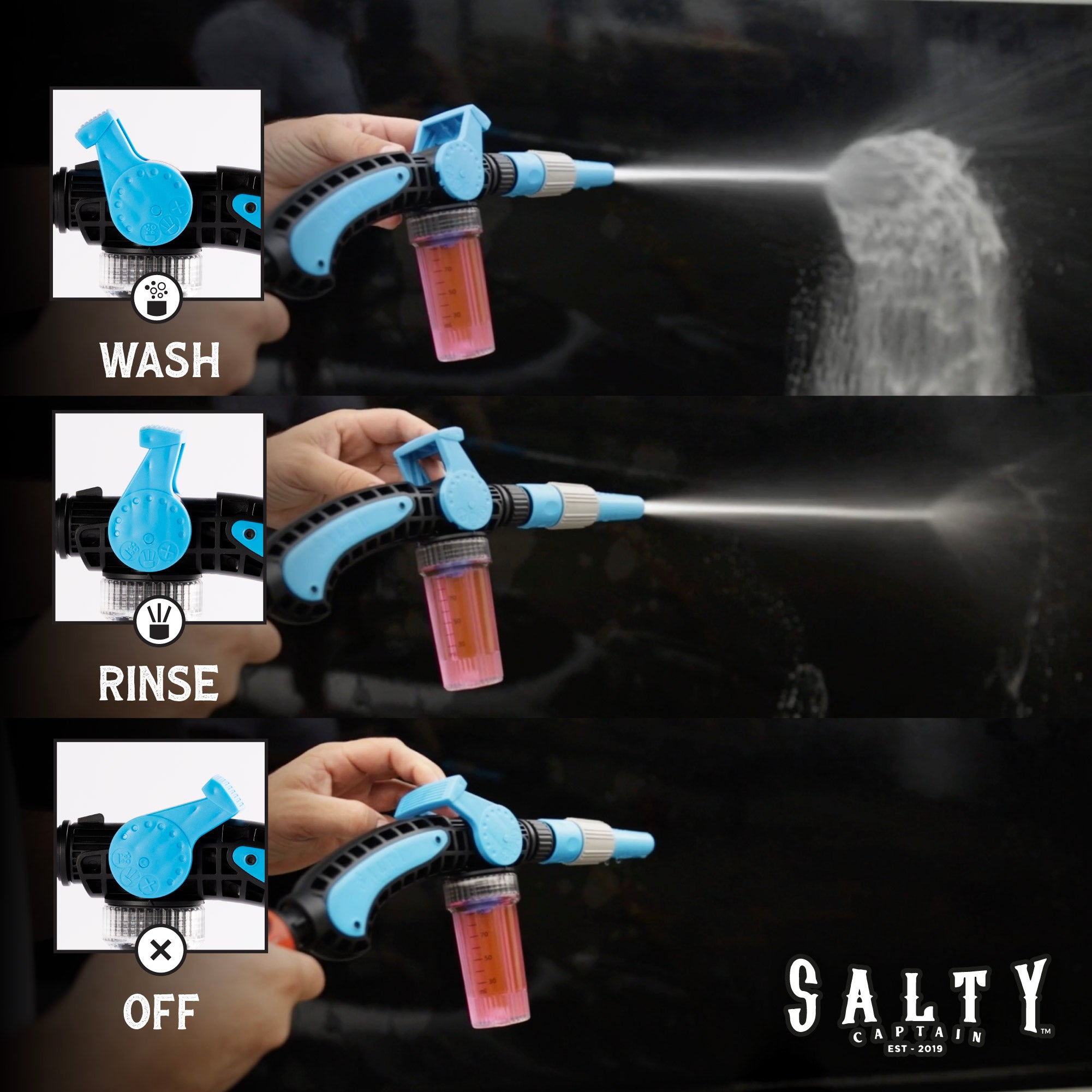 Captain's Musket (2-in-1 Foam & Flush Gun)